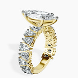 10kt Yellow Gold Esme Side Pear Lab Diamond Ring standing product image one