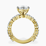 10kt Yellow Gold Esme Side Pear Lab Diamond Ring side right image one