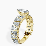 10kt Yellow Gold Esme Side Pear Lab Diamond Ring standing product image one
