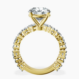 10kt Yellow Gold Esme Side Pear Lab Diamond Ring side right image one