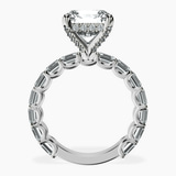Platinum Giselle Side Emerald Lab Diamond Ring side right image one
