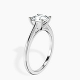 Platinum Teagan Solitaire 1.5mm Lab Diamond Ring standing product image one
