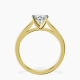 10kt Yellow Gold Teagan Solitaire 1.5mm Lab Diamond Ring side right image one