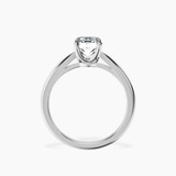 9ct White Gold Azalea Classic Solitaire 1.5mm Lab Diamond Ring side right image one