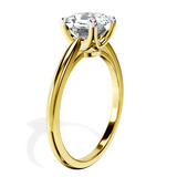 14kt Yellow Gold Azalea Classic Solitaire 1.5mm Lab Diamond Ring standing product image one