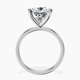 Platinum Four Prong Solitaire 1.5mm Lab Diamond Ring side right image one