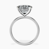 Platinum Four Prong Solitaire 1.5mm Lab Diamond Ring side right image one