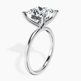 Platinum Four Prong Solitaire 1.5mm Lab Diamond Ring standing product image one