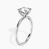 10ct White Gold Four Prong Solitaire 1.5mm Lab Diamond Ring standing product image one