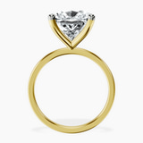14kt Yellow Gold Four Prong Solitaire 1.5mm Lab Diamond Ring side right image one