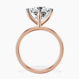 14kt Rose Gold Six Prong Solitaire 1.5mm Lab Diamond Ring side right image one