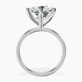 14kt White Gold Six Prong Solitaire 1.5mm Lab Diamond Ring side right image one