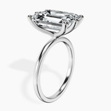 Platinum Six Prong Solitaire 1.5mm Lab Diamond Ring standing product image one