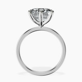 Platinum Six Prong Solitaire 1.5mm Lab Diamond Ring side right image one