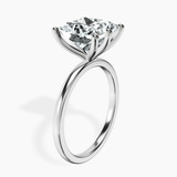 Platinum Six Prong Solitaire 1.5mm Lab Diamond Ring standing product image one