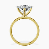 14kt Yellow Gold Six Prong Solitaire 1.5mm Lab Diamond Ring side right image one