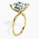 14kt Yellow Gold Six Prong Solitaire 1.5mm Lab Diamond Ring standing product image one