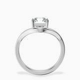Platinum Eden Crest Lab Diamond Ring side right image one