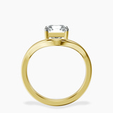 18kt Yellow Gold Eden Crest Lab Diamond Ring side right image one