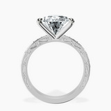Platinum Antique Allure Vintage Lab Diamond Ring side right image one