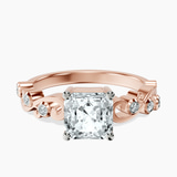 14kt Rose Gold Catrina Cutwork Lab Diamond Ring front image