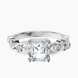 Platinum Catrina Cutwork Lab Diamond Ring front image