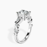 Platinum Catrina Cutwork Lab Diamond Ring standing product image one