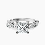 18ct White Gold Catrina Cutwork Lab Diamond Ring front image