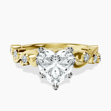 18kt Yellow Gold Catrina Cutwork Lab Diamond Ring front image