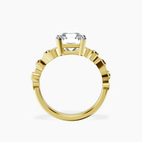 18kt Yellow Gold Catrina Cutwork Lab Diamond Ring side right image one