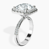 Platinum Kathrine Halo Lab Diamond Ring standing product image one