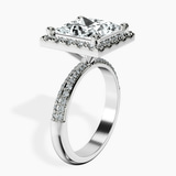 Platinum Kathrine Halo Lab Diamond Ring standing product image one