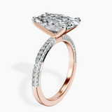 18kt Rose Gold Grace Micro pavé Eternity Lab Diamond Ring standing product image one