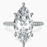 Platinum Grace Micro pavé Eternity Lab Diamond Ring front image