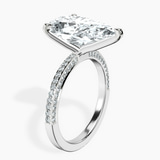 10kt White Gold Grace Micro pavé Eternity Lab Diamond Ring standing product image one
