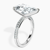 10kt White Gold Grace Micro pavé Eternity Lab Diamond Ring standing product image one