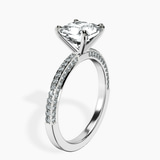 Platinum Grace Micro pavé Eternity Lab Diamond Ring standing product image one