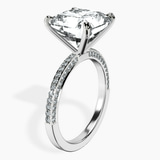 10kt White Gold Grace Micro pavé Eternity Lab Diamond Ring standing product image one
