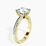 10kt Yellow Gold Charm Of Love Eternity Lab Diamond Ring standing product image one
