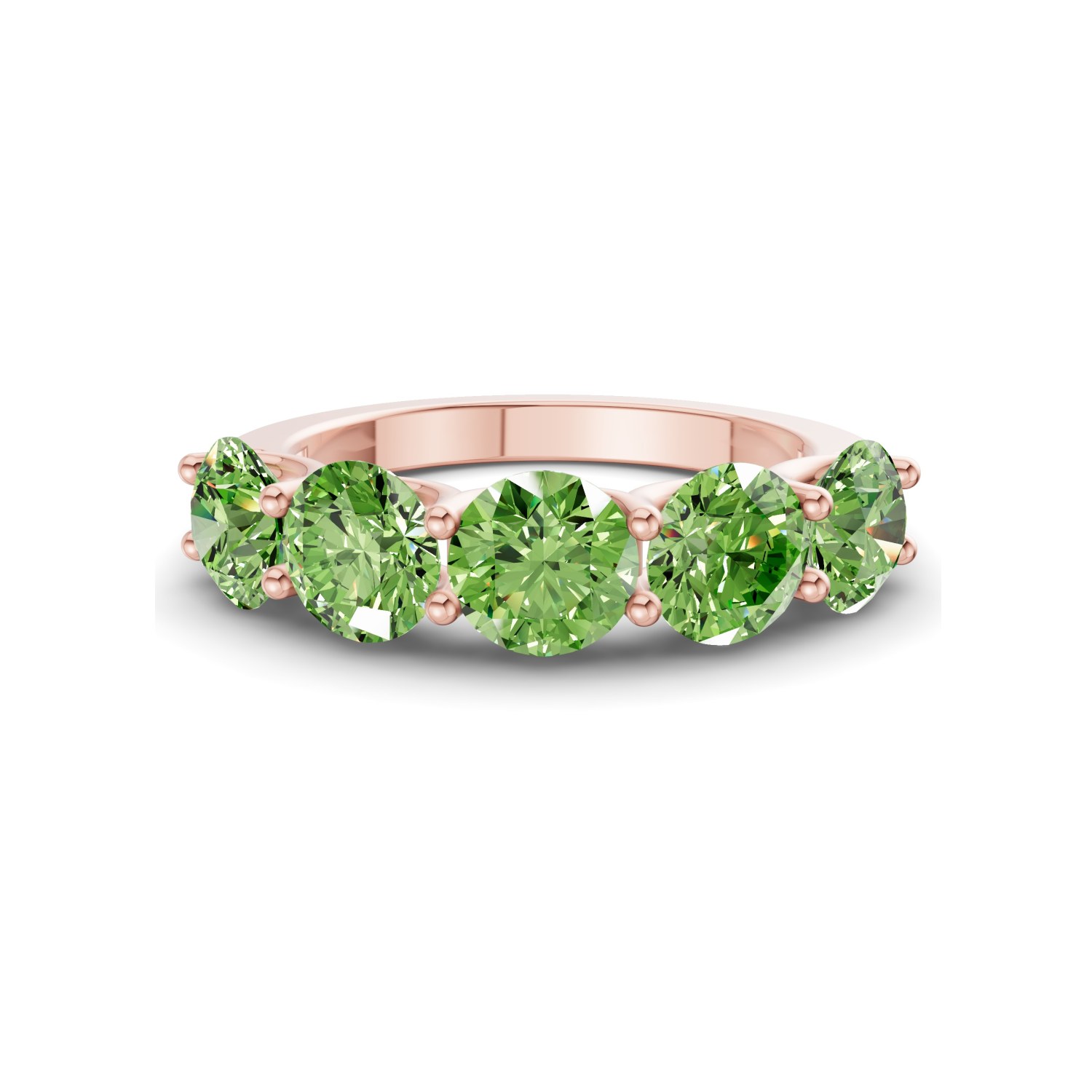 9ct Rose Gold Camille Round Lab Diamond Anniversary Band (1/2 Ct. Tw.) front image