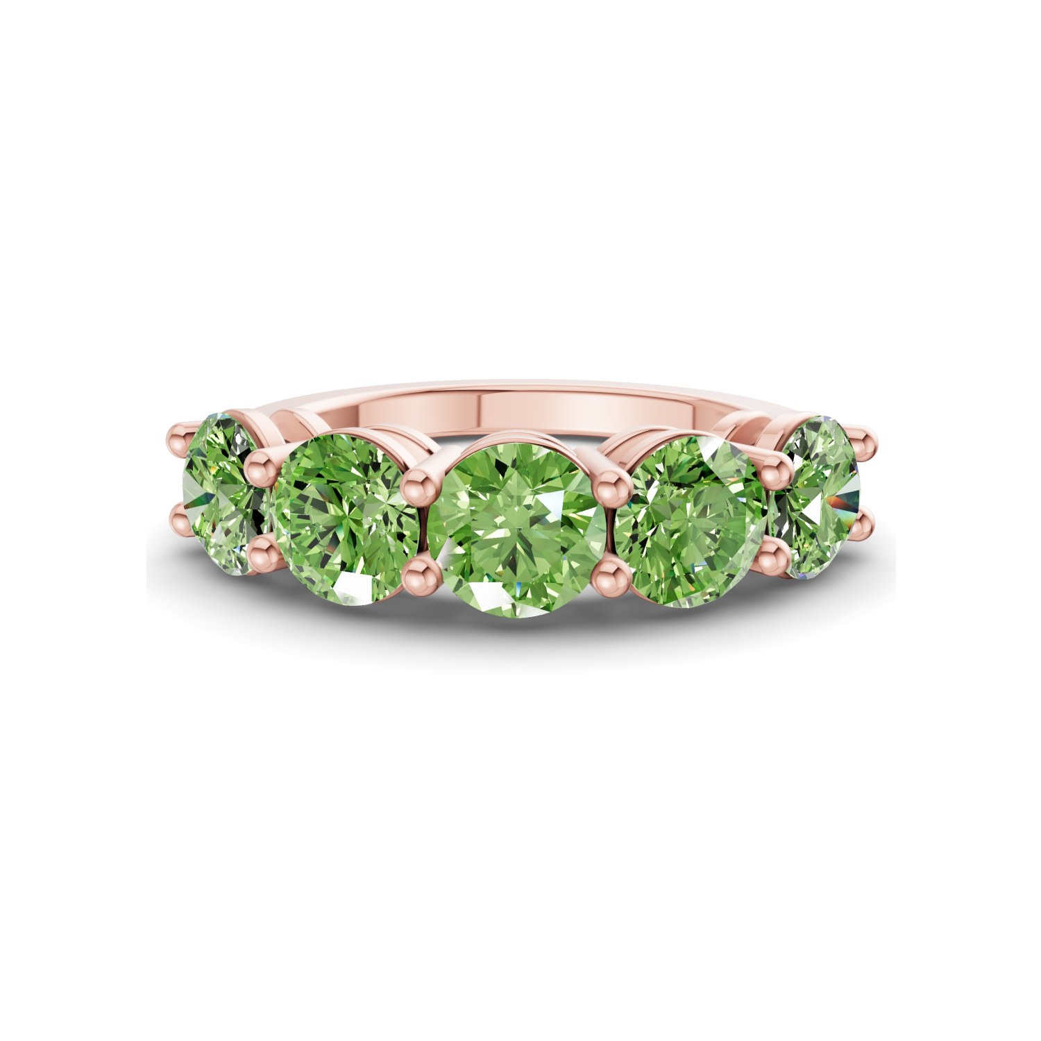 9ct Rose Gold Elowyn Round Lab Diamond Anniversary Band (1/2 Ct. Tw.) front image