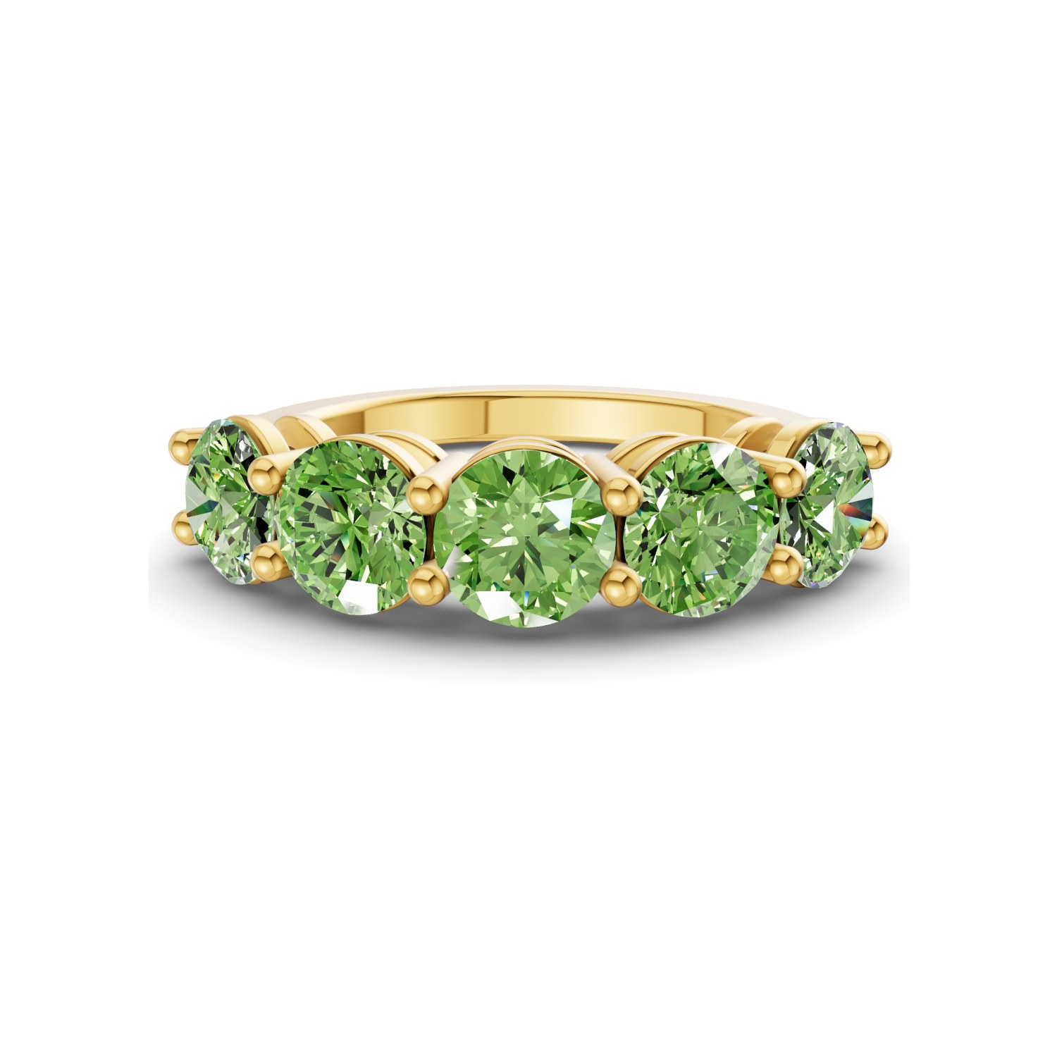 14ct Yellow Gold Elowyn Round Lab Diamond Anniversary Band (1/2 Ct. Tw.) front image
