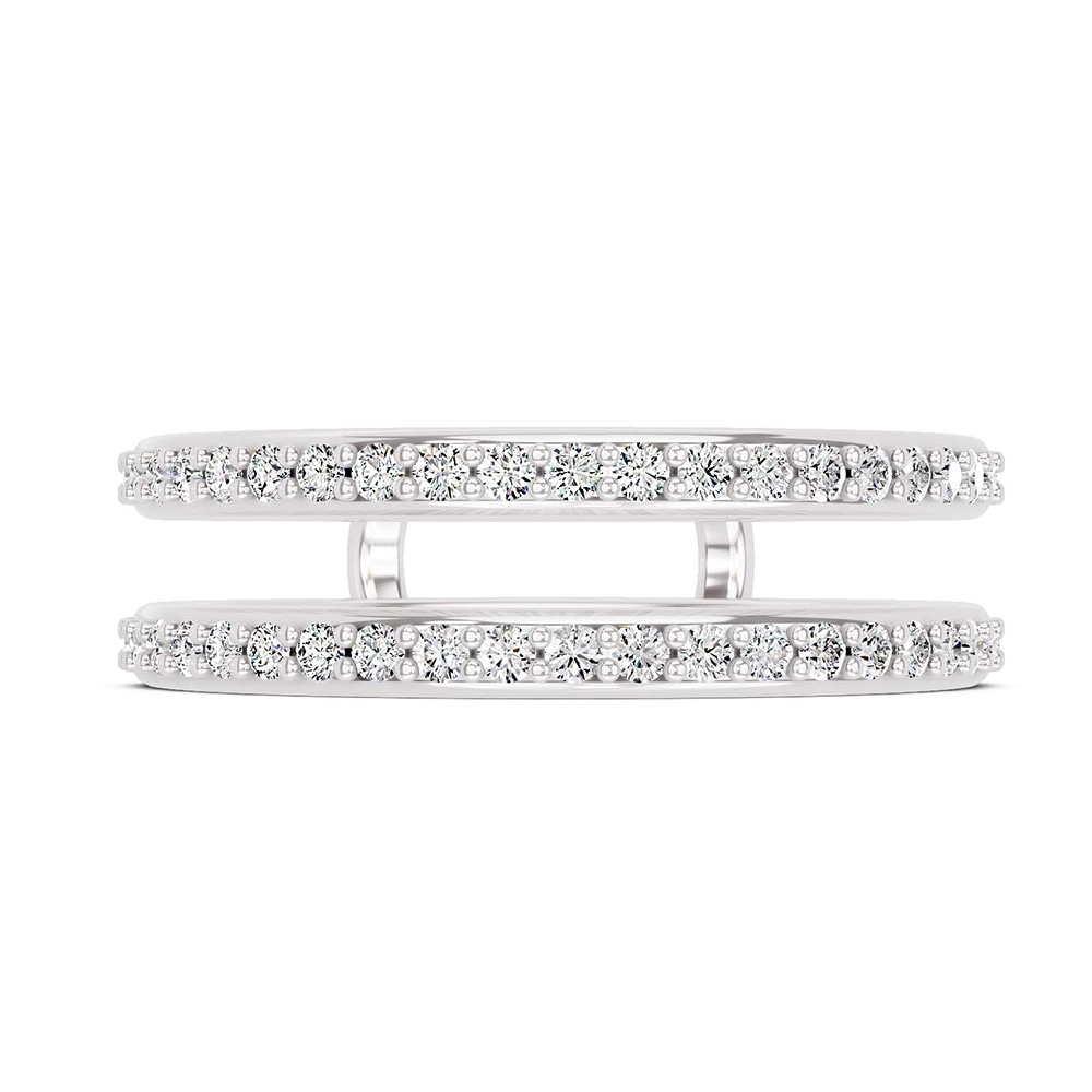 Platinum Nexa Guard Ring (1/2 Ct. Tw.) front image