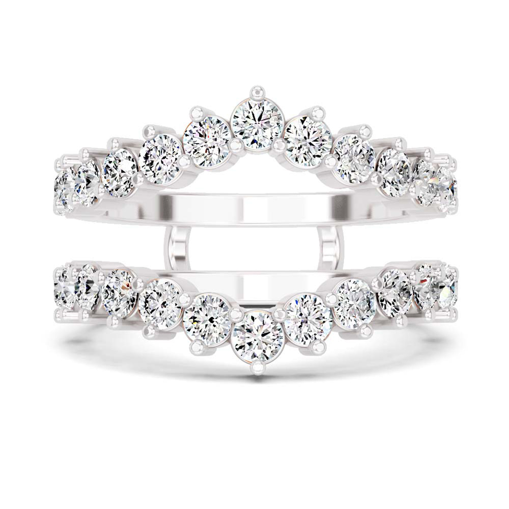 Platinum Aube Guard Ring (1 3/4 Ct. Tw.) front image