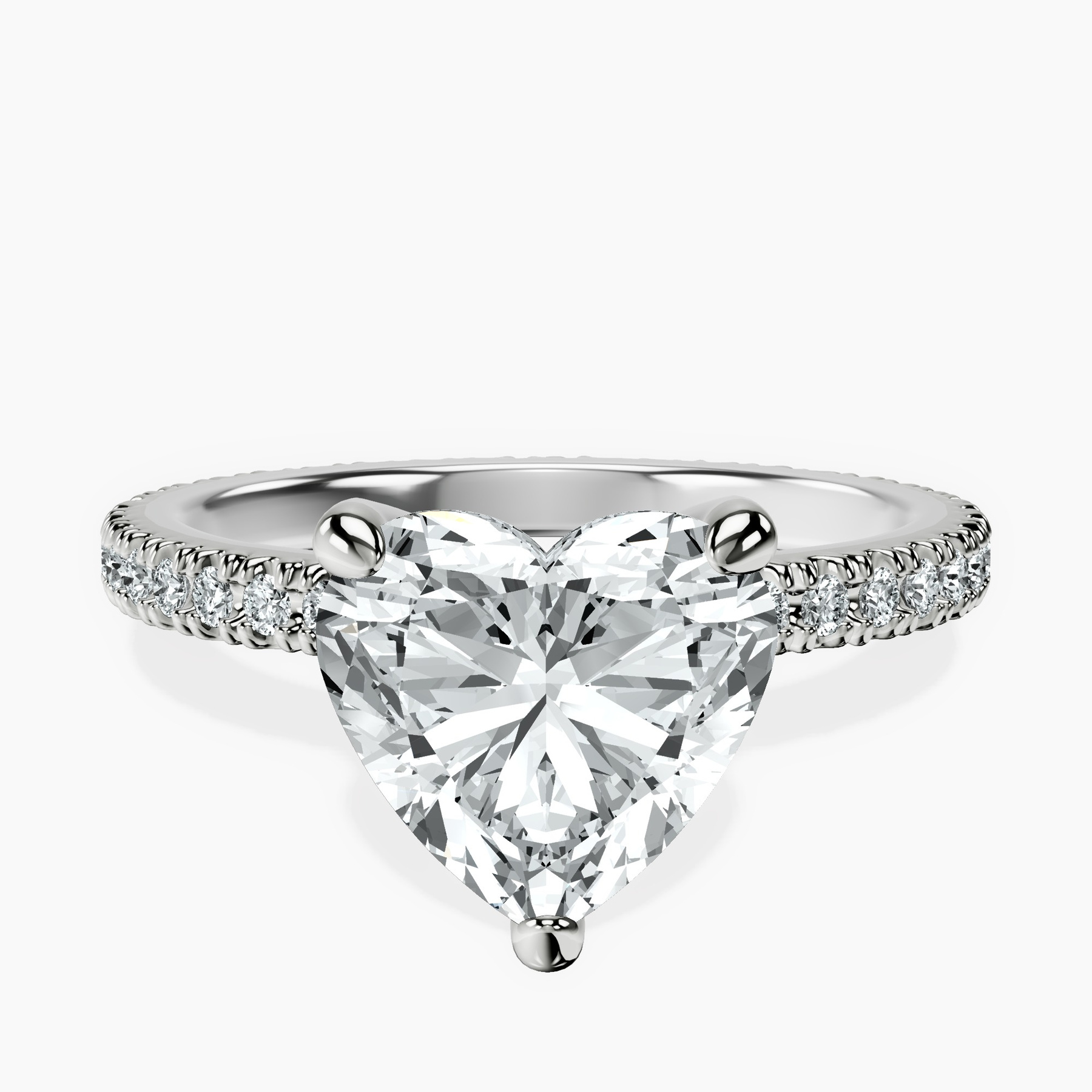 Platinum Claire Full Eternity Lab Diamond Ring front image