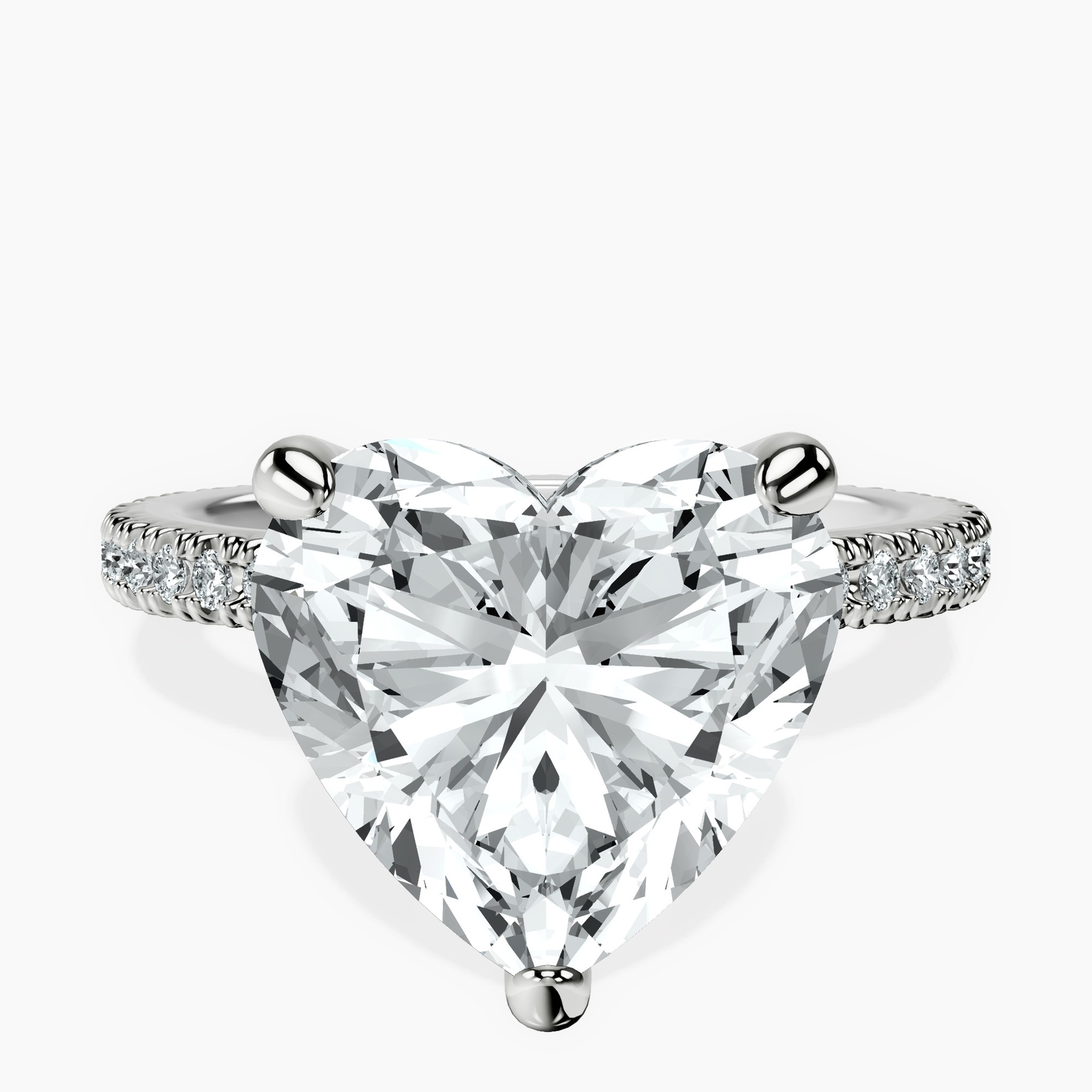 Platinum Claire Full Eternity Lab Diamond Ring front image