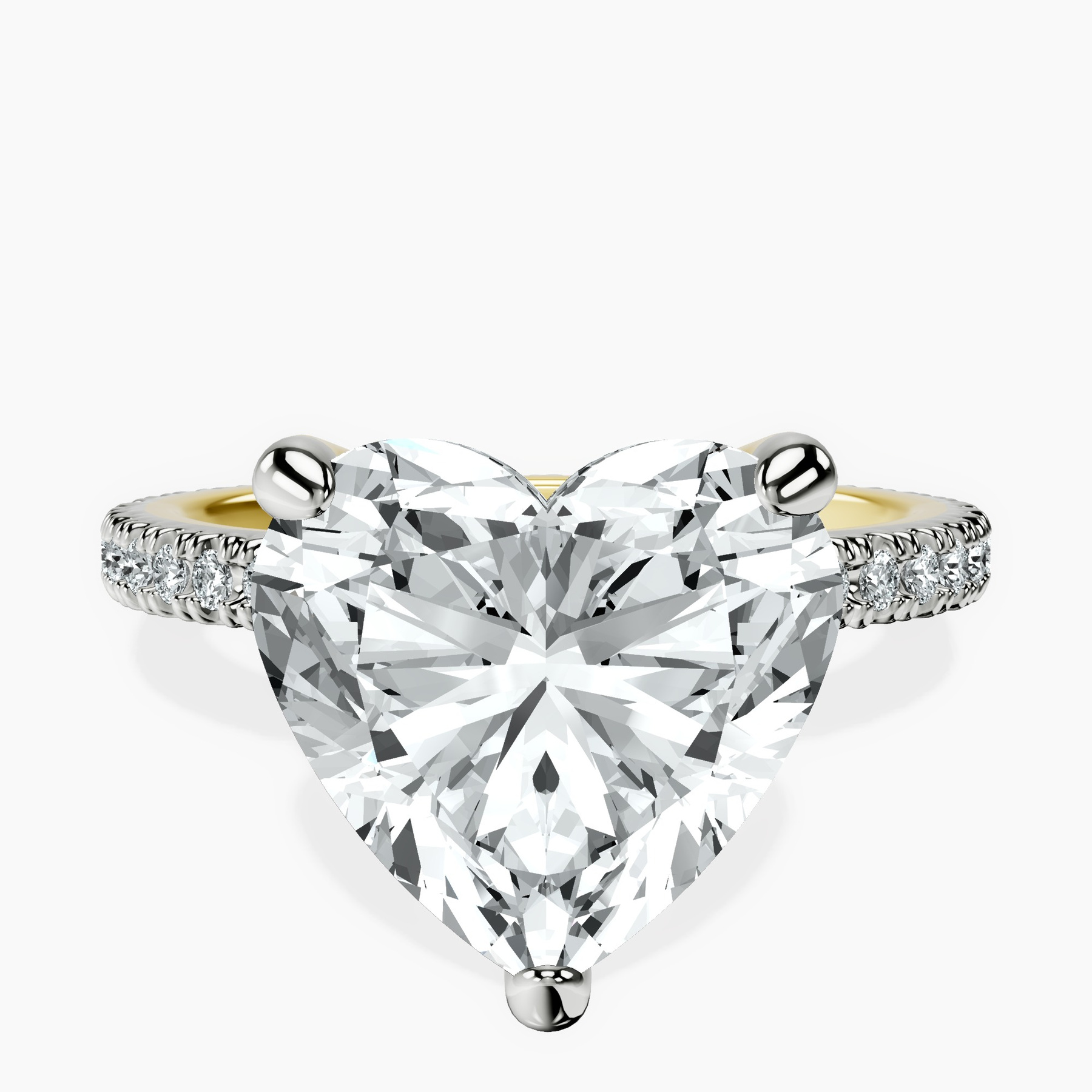 14kt Yellow Gold Claire Full Eternity Lab Diamond Ring front image