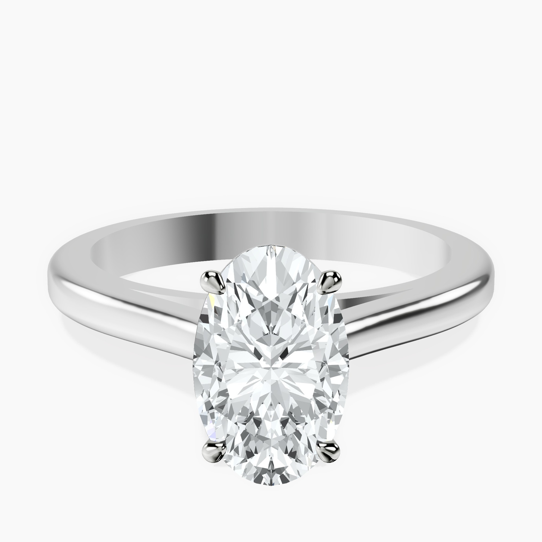 10kt White Gold Siran Secret Halo Lab Diamond Ring rtr top
