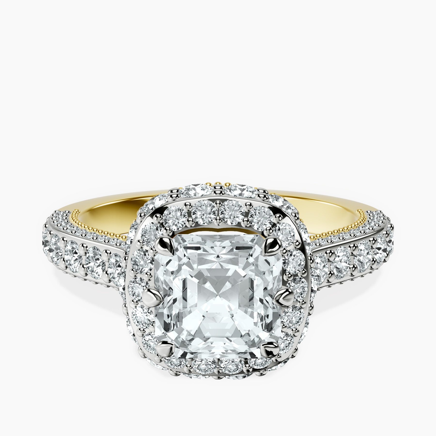 18kt Yellow Gold Luxoré Vintage Allure Lab Diamond Ring front image