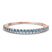 Pear Cascade Lab Diamond Openable Bangle Bracelet